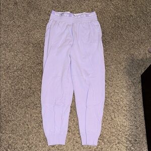 🖤HOLLISTER LILAC ELASTIC-WAIST JOGGER PANTS SIZE S🖤